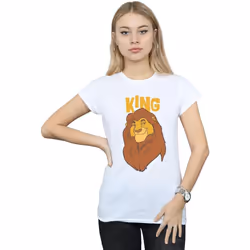 Disney - T-shirt THE LION KING MUFASA KING - Femme (Blanc)