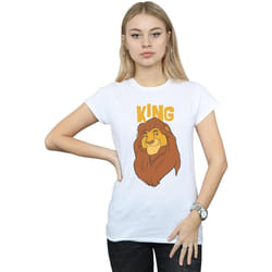 Disney - T-shirt THE LION KING MUFASA KING - Femme (Blanc)