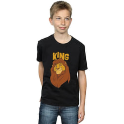 Disney - T-shirt THE LION KING MUFASA KING - Garçon (Noir)