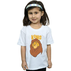 Disney - T-shirt THE LION KING MUFASA KING - Fille (Blanc)