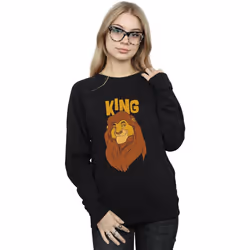 Disney - Sweat THE LION KING MUFASA KING - Femme (Noir)