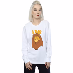 Disney - Sweat THE LION KING MUFASA KING - Femme (Blanc)