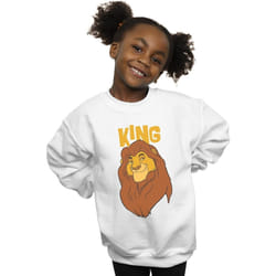 Disney - Sweat THE LION KING MUFASA KING - Fille (Blanc)
