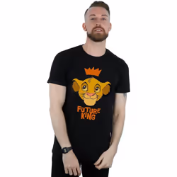 Disney - T-shirt THE LION KING FUTURE KING - Homme (Noir)