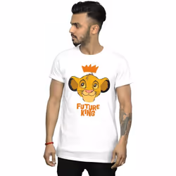 Disney - T-shirt THE LION KING FUTURE KING - Homme (Blanc)