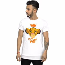 Disney - T-shirt THE LION KING FUTURE KING - Homme (Blanc)