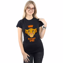 Disney - T-shirt THE LION KING FUTURE KING - Femme (Noir)