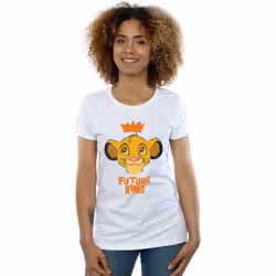 Disney - T-shirt THE LION KING FUTURE KING - Femme (Blanc)