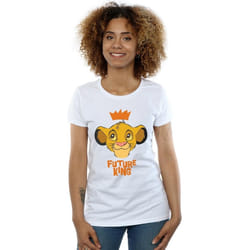 Disney - T-shirt THE LION KING FUTURE KING - Femme (Blanc)