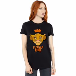 Disney - T-shirt THE LION KING FUTURE KING - Femme (Noir)