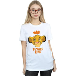 Disney - T-shirt THE LION KING FUTURE KING - Femme (Blanc)