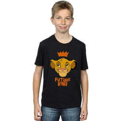 Disney - T-shirt THE LION KING FUTURE KING - Garçon (Noir)