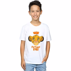 Disney - T-shirt THE LION KING FUTURE KING - Garçon (Blanc)