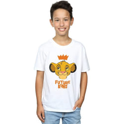 Disney - T-shirt THE LION KING FUTURE KING - Garçon (Blanc)