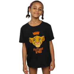 Disney - T-shirt THE LION KING FUTURE KING - Fille (Noir)