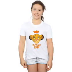 Disney - T-shirt THE LION KING FUTURE KING - Fille (Blanc)