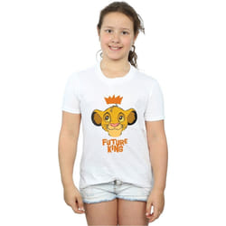 Disney - T-shirt THE LION KING FUTURE KING - Fille (Blanc)