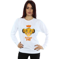 Disney - Sweat THE LION KING FUTURE KING - Femme (Blanc)