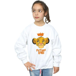 Disney - Sweat THE LION KING FUTURE KING - Fille (Blanc)