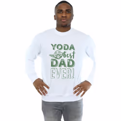 Star Wars - Sweat BEST DAD - Homme (Blanc)