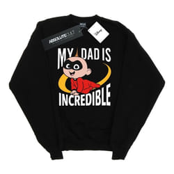 Disney - Sweat THE INCREDIBLES MY DAD - Garçon (Noir)