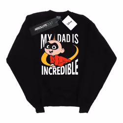 Disney - Sweat THE INCREDIBLES MY DAD - Garçon (Noir)