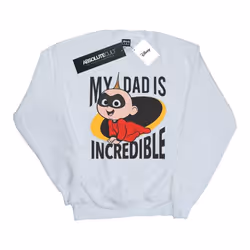 Disney - Sweat THE INCREDIBLES MY DAD - Garçon (Blanc)
