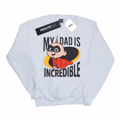 Disney - Sweat THE INCREDIBLES MY DAD - Garçon (Blanc)