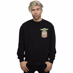 Star Wars - Sweat THE MANDALORIAN THE CHILD CARGO - Homme (Noir)