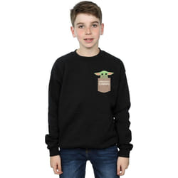 Star Wars - Sweat THE MANDALORIAN THE CHILD CARGO - Garçon (Noir)