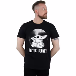 Star Wars - T-shirt THE MANDALORIAN LITTLE BOUNTY - Homme (Noir)