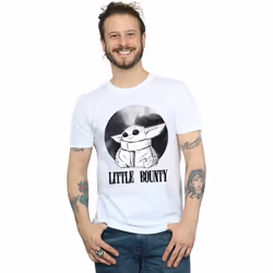 Star Wars - T-shirt THE MANDALORIAN LITTLE BOUNTY - Homme (Blanc)