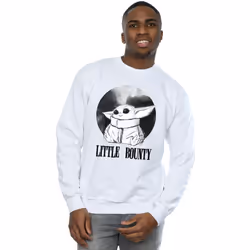 Star Wars - Sweat THE MANDALORIAN LITTLE BOUNTY - Homme (Blanc)