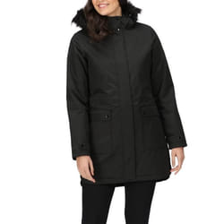 Parka Femme - REGATTA - Sabinka Fur Trim - Noir - Adulte - RWP352-800