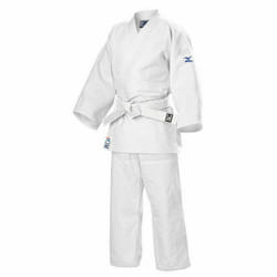 Kimono de judo - Mizuno - Shiro no belt - Enfant - Taille élastiquée - Logo cousu