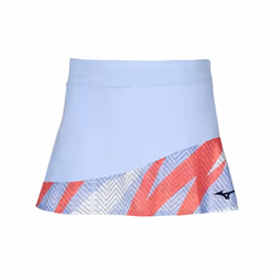 Jupe de Tennis - MIZUNO - Flying - Mauve - Femme - Taille élastique - Shorty intégré