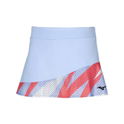 Jupe de Tennis - MIZUNO - Flying - Mauve - Femme - Taille élastique - Shorty intégré