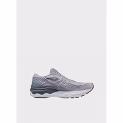 Chaussure de running femme Mizuno Wave Skyrise Wos - Blanc/Violet - Amorti et stabilité - Usage régulier