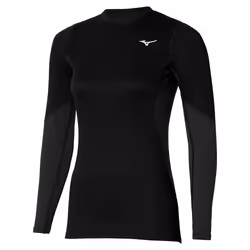 Maillot col rond manches longues femme Mizuno Breath Thermo Merino Wool