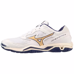 Chaussures de Handball - Mizuno - Wave Phantom 3 - Blanc - Mixte - Indoor