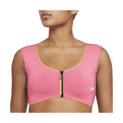 Haut de maillot de bain Rose Femme Nike Midkini
