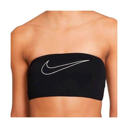 Haut de maillot de bain Noir Femme Nike Bandeau Bikini