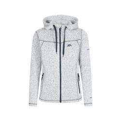 Trespass - Veste polaire ODELIA - Femme (Blanc chiné/bleu marine)