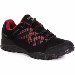 Regatta - Chaussures de marche EDGEPOINT - Femme (Noir/bordeaux)