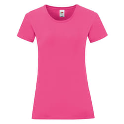 Fruit Of The Loom - T-shirt manches courtes ICONIC - Femme (Rose)