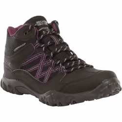 Regatta - Chaussures de marche EDGEPOINT - Femme (Noir/violet foncé)