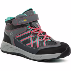 Regatta - Chaussures montantes de marche SAMARIS - Unisexe (Gris/rose)