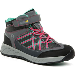 Regatta - Chaussures montantes de marche SAMARIS - Unisexe (Gris/rose)