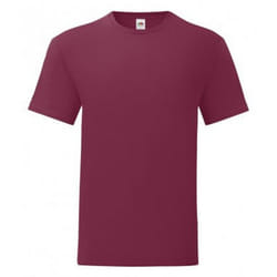 Fruit Of The Loom - T-shirt ICONIC - Hommes (Bordeaux)