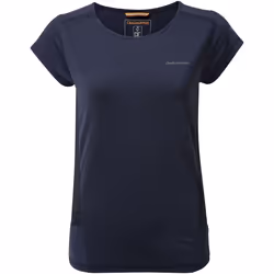 Craghoppers - T-shirt manches courtes ATMOS - Femme (Bleu marine)